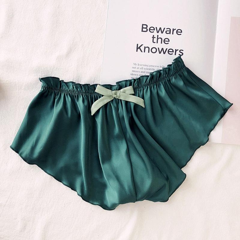 Silk Satin Shorts Sleep Bottoms For Women Girls Casual Loungepant Lace Pajamas Plus Size Summer Soft Comfortable Short Pants, Green
Silk Satin Shorts Sleep Bottoms For Women Girls Casual Loungepant Lace Pajamas Plus Size Summer Soft Comfortable Short Pants, Green