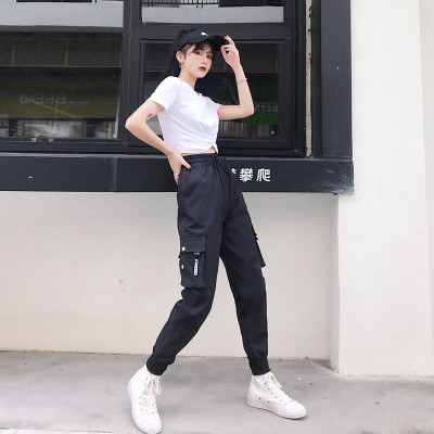 Womens Designer Pants Hot Big Pockets Women Pant High Waist Casual Clothing Loose Trousers Tactical Hip Hop Pants High Quality Trousers, Black
Womens Designer Pants Hot Big Pockets Women Pant High Waist Casual Clothing Loose Trousers Tactical Hip Hop Pants High Quality Trousers, Black