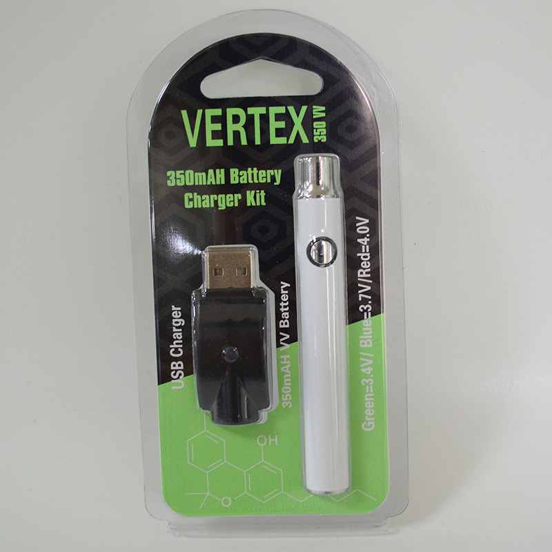 Vertex Battery USB Charger Kit E Cigarette Battery 350mAh Preheat VV Voltage Adjustable Battery for 510 thread Cookies Cartridges
Vertex Battery USB Charger Kit E Cigarette Battery 350mAh Preheat VV Voltage Adjustable Battery for 510 thread Cookies Cartridges