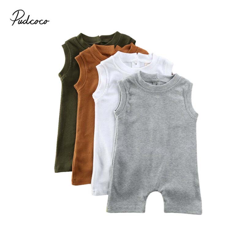 Summer Solid Toddler Baby Boy Girls Sleeveless Jumpsuit Solid Color Casual Cotton Romper Clothes
Summer Solid Toddler Baby Boy Girls Sleeveless Jumpsuit Solid Color Casual Cotton Romper Clothes