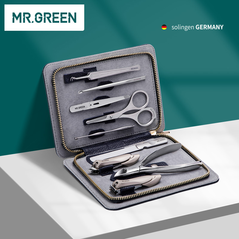 MR.GREEN Innate Luxury Manicure Set Grade Scissors Stainless nail clipper Kit full grain cow leather package Pedicure
MR.GREEN Innate Luxury Manicure Set Grade Scissors Stainless nail clipper Kit full grain cow leather package Pedicure