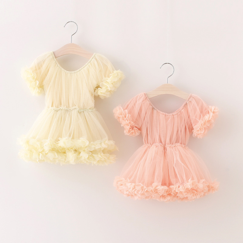 Sweet Girl Summer Dress Lace Petals TUTU Dresses Baby Girl Kids Party Dress Princess Costume, Beige
Sweet Girl Summer Dress Lace Petals TUTU Dresses Baby Girl Kids Party Dress Princess Costume, Beige