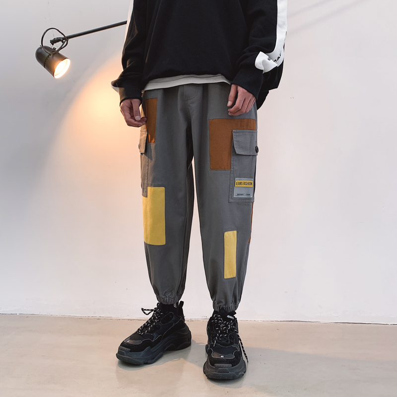 HIP HOP HAREM 2020 Spring Autumn Black GREEN Patchwork Pants Fashions Joggers Casual Sweatpants Track Men'S Sweat Trouser, Xz105c-19k73 1
HIP HOP HAREM 2020 Spring Autumn Black GREEN Patchwork Pants Fashions Joggers Casual Sweatpants Track Men'S Sweat Trouser, Xz105c-19k73 1