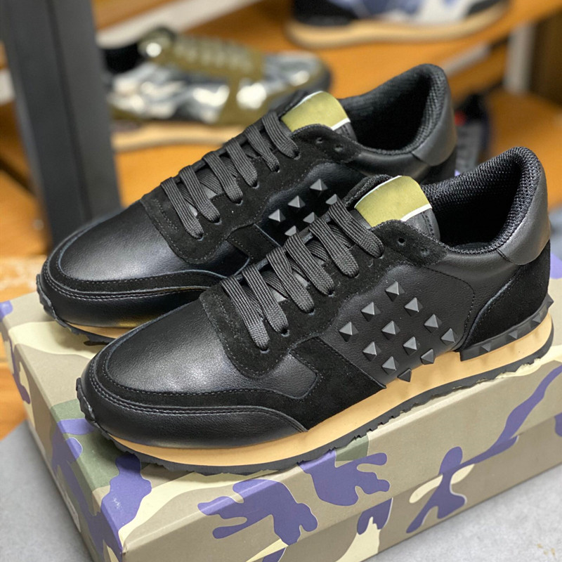 High quality mens Famous leather Rivets Casual shoes Camouflage canvas Men Unisex Genuine Sneakers MEN The big size Shoess, Black
High quality mens Famous leather Rivets Casual shoes Camouflage canvas Men Unisex Genuine Sneakers MEN The big size Shoess, Black
