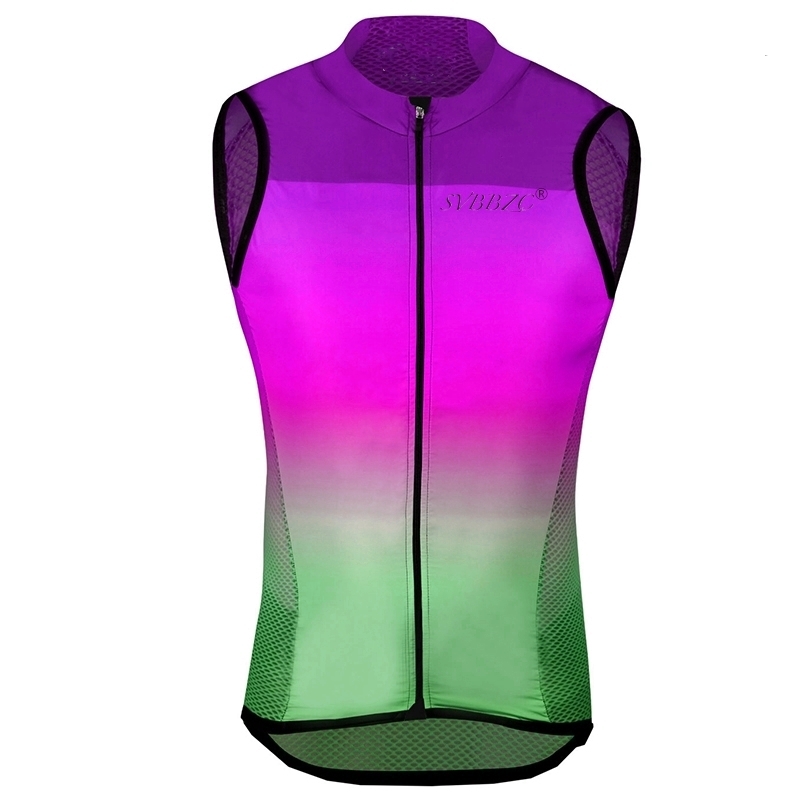 Windproof vest Gradient color pink Cycling Sleeveless Vest Bike Bicycle Lightweight cycling clothing ropa ciclismo, 3mesh fabric at back
Windproof vest Gradient color pink Cycling Sleeveless Vest Bike Bicycle Lightweight cycling clothing ropa ciclismo, 3mesh fabric at back