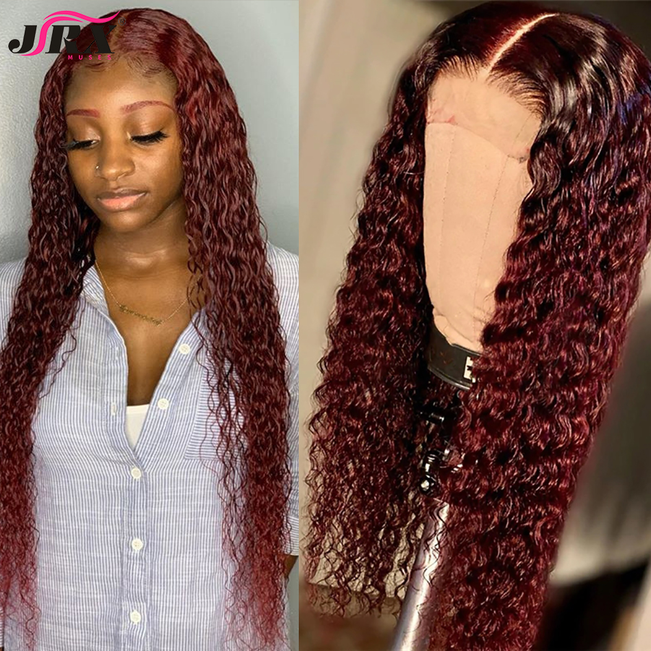 99J Color Curly Human Hair Wigs Pre plucked with Baby Hair Peruvian 13X6 Lace Front Wig Burgundy Frontal Wigs For Women JRX HAIR, Medium brown
99J Color Curly Human Hair Wigs Pre plucked with Baby Hair Peruvian 13X6 Lace Front Wig Burgundy Frontal Wigs For Women JRX HAIR, Medium brown