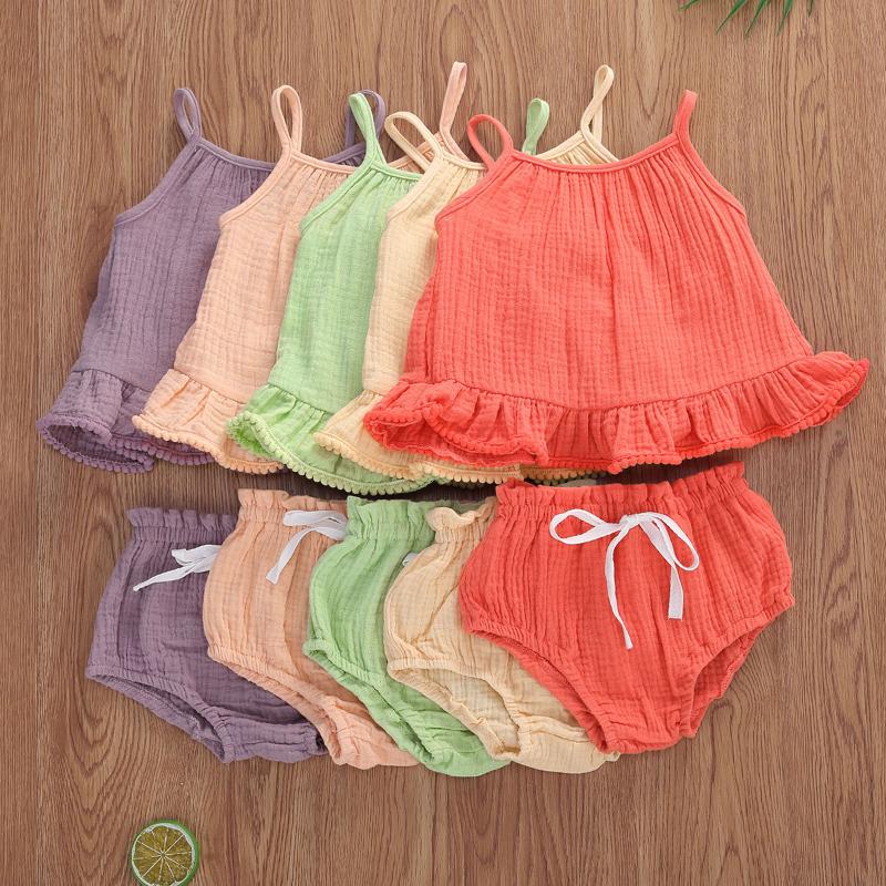 Baby Girls Outfit Set Solid Color Sling Ruffle Loose Tassel Tops Drawing Straps Elastic Pants Casual Summer Girls Clothes, Beige
Baby Girls Outfit Set Solid Color Sling Ruffle Loose Tassel Tops Drawing Straps Elastic Pants Casual Summer Girls Clothes, Beige
