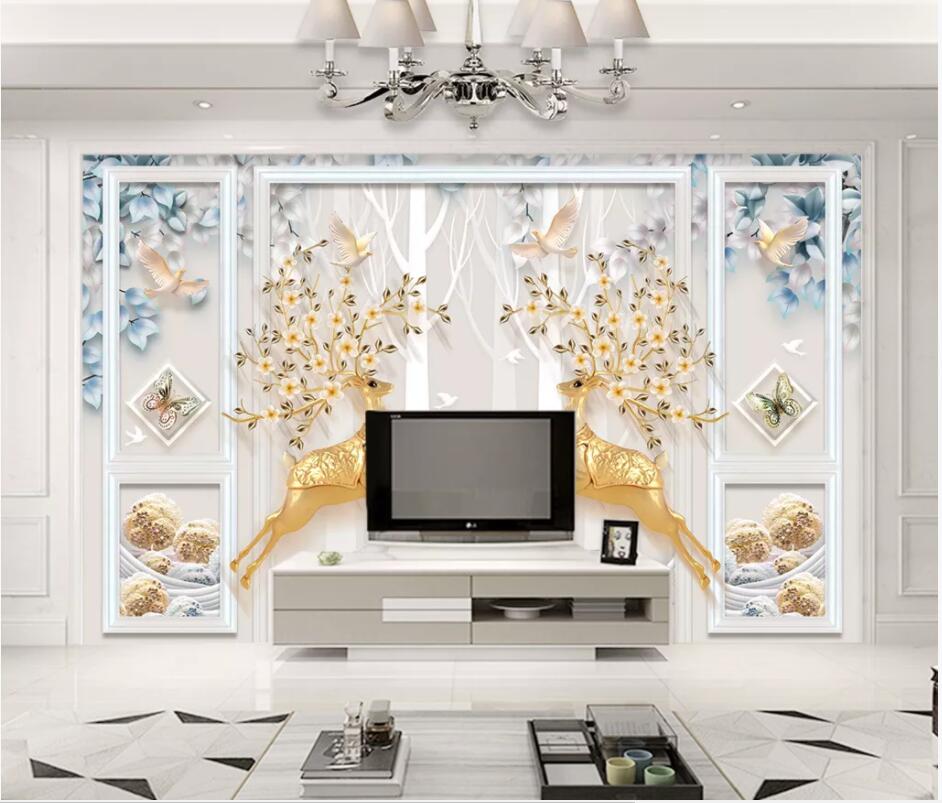 3d wallpaper custom photo mural on the wall European Elk Fortune Tree Relief home decor living room photo wallpaper for walls 3 d, Non-woven
3d wallpaper custom photo mural on the wall European Elk Fortune Tree Relief home decor living room photo wallpaper for walls 3 d, Non-woven