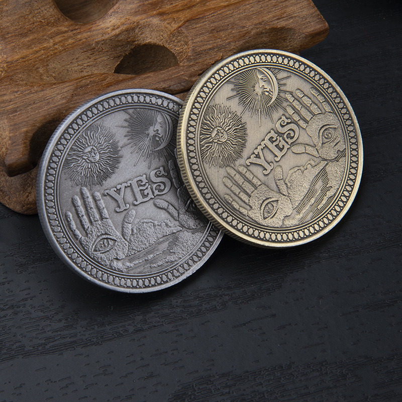 Yes or No Copy Coin Commemorative Prediction Decision Making Challenge Vintage Skull Handicraft Travel Souvenir Art Collection Metal Gift
Yes or No Copy Coin Commemorative Prediction Decision Making Challenge Vintage Skull Handicraft Travel Souvenir Art Collection Metal Gift