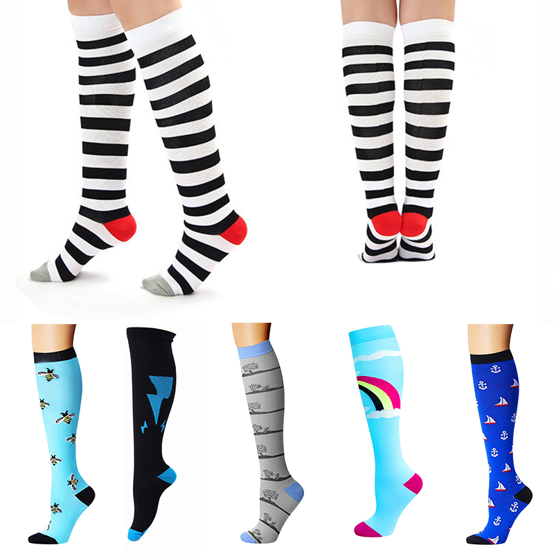 Sports Socks Outdoor Running Cycling Football Women Knee Leggings Long Tube Nylon Professional Elastic Compression Socks
Sports Socks Outdoor Running Cycling Football Women Knee Leggings Long Tube Nylon Professional Elastic Compression Socks