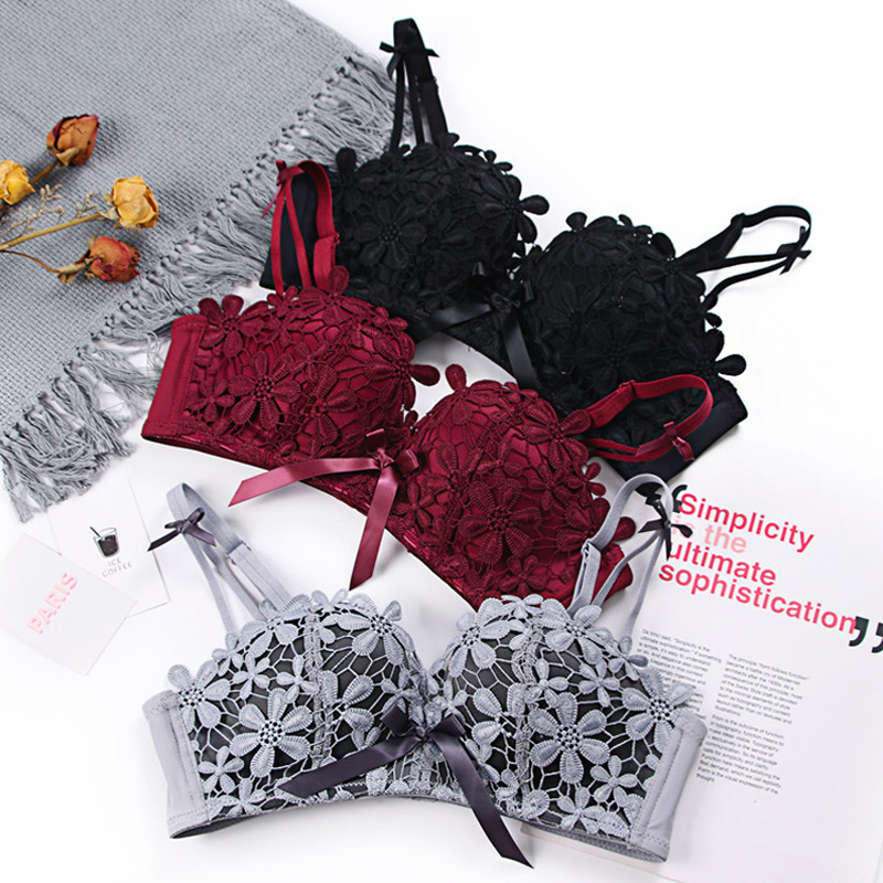 Blackday Lace Flower Embroidery Bra Adjusted Underwear Comfort Wireless Push Up Bras For Women lingerie Sexy Seamless Bralette, Pink
Blackday Lace Flower Embroidery Bra Adjusted Underwear Comfort Wireless Push Up Bras For Women lingerie Sexy Seamless Bralette, Pink