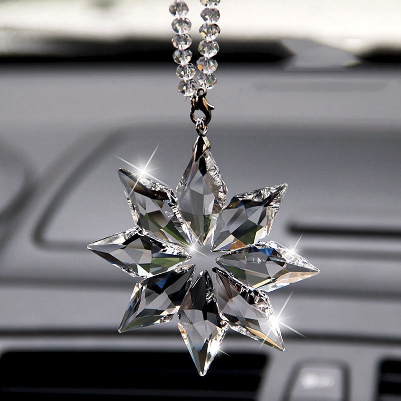 Hot Car Pendant Transparent Crystal Large Snowflakes Ornaments Sun Catcher Snowflake Clear Crystal Hanging Trim Car Pendants
Hot Car Pendant Transparent Crystal Large Snowflakes Ornaments Sun Catcher Snowflake Clear Crystal Hanging Trim Car Pendants