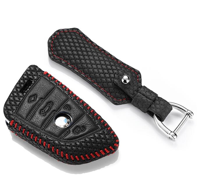 luckeasy leather car key cover for bmw 5 series 2018 7 series 2017 2018 4 button key holder remote case key3, Black
luckeasy leather car key cover for bmw 5 series 2018 7 series 2017 2018 4 button key holder remote case key3, Black