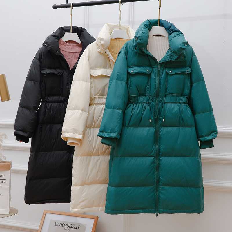 2020 New Winter Coat Women Double Collar Down Parkas 90% White Duck Down Jacket Female Long Thick Warn Loose Coat Snow Outwear, Beige
2020 New Winter Coat Women Double Collar Down Parkas 90% White Duck Down Jacket Female Long Thick Warn Loose Coat Snow Outwear, Beige