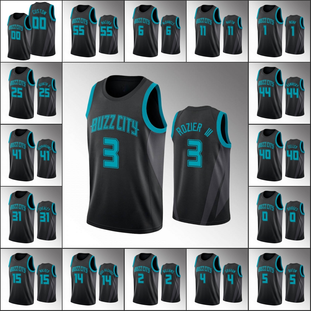 Charlotte Hornets Men Terry Rozier III Miles Bridges Devonte' Graham P.J Washington NBA 2020 Black Custom Jersey, 10
Charlotte Hornets Men Terry Rozier III Miles Bridges Devonte' Graham P.J Washington NBA 2020 Black Custom Jersey, 10