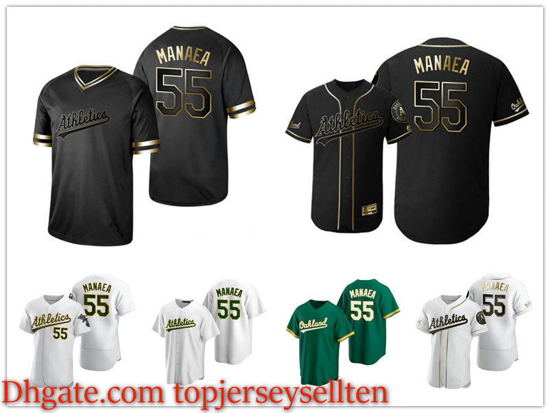 Oakland Athletics MEN WOMEN YOUTH 55 Sean Manaea 2020 Authentic baseball Jersey, Black