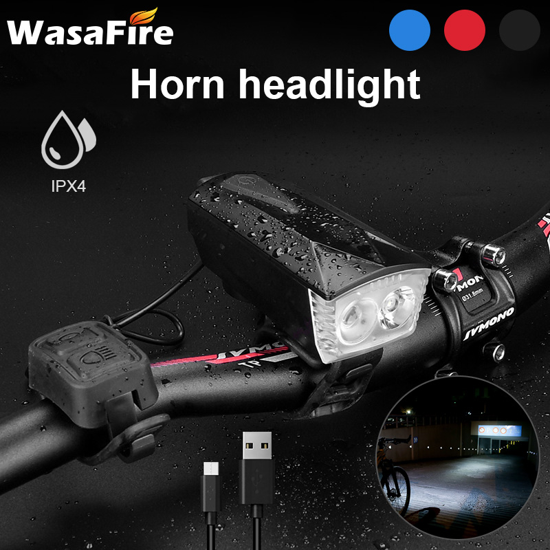USB Rechargeable Bicycle Headlight Mountain Road Bike Front Light 4 Modes T6 LED Cycling Horn Lamp Safety Riding
USB Rechargeable Bicycle Headlight Mountain Road Bike Front Light 4 Modes T6 LED Cycling Horn Lamp Safety Riding