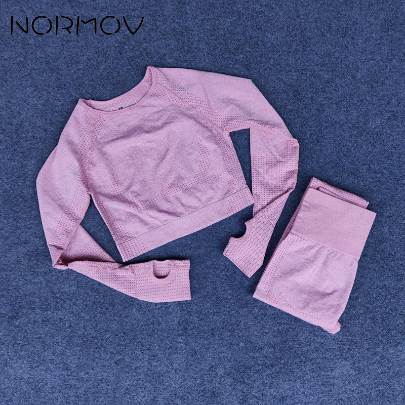 NORMOV Yoga Set High Waist Solid Fitness Sports Suits Gym Clothes Yoga Long Sleeve Shirts Running Leggings Workout Pants Shirts, Blue
NORMOV Yoga Set High Waist Solid Fitness Sports Suits Gym Clothes Yoga Long Sleeve Shirts Running Leggings Workout Pants Shirts, Blue