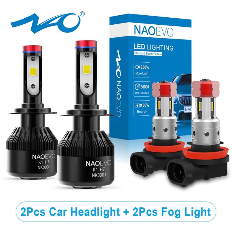 NAO 4x H7 H4 LED Auto H11 Fog Light 4 H8 3 H9 H11B Turbo Headlight Blub H1 H13 9008 9007 9006 9005 9004 9012 Hir2 Lighting
NAO 4x H7 H4 LED Auto H11 Fog Light 4 H8 3 H9 H11B Turbo Headlight Blub H1 H13 9008 9007 9006 9005 9004 9012 Hir2 Lighting
