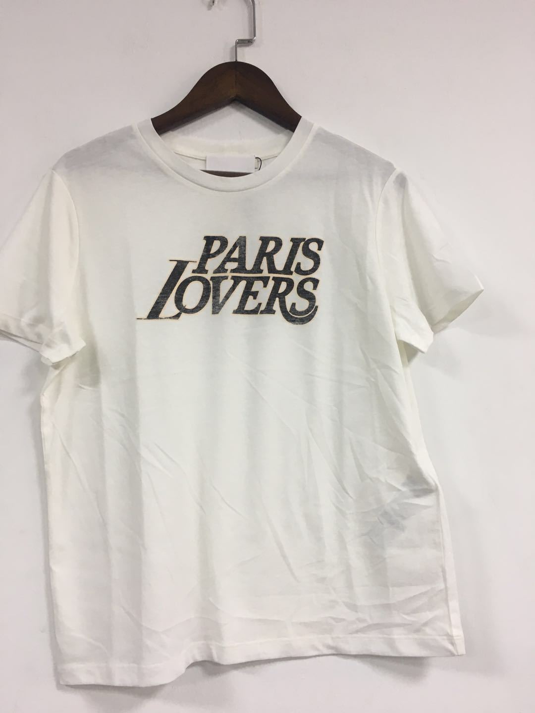 spring and summer new letter print women white cotton Tshirt tee T200113