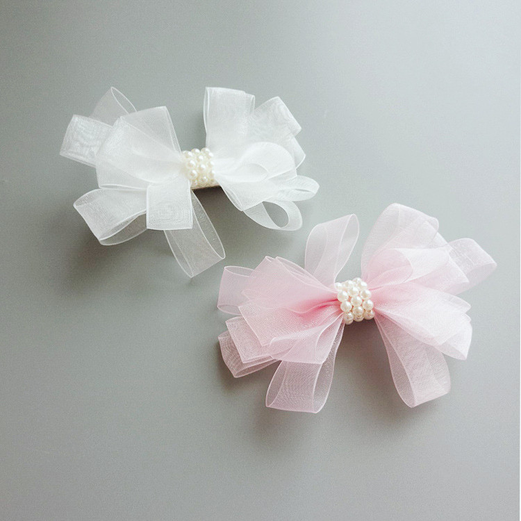 Boutique ins 10pcs Fashion Royal Pearl Mesh Bow Hairpins Solid Gauze Bowknot Hair Clips Princess Headwear Hair Accessories, White
Boutique ins 10pcs Fashion Royal Pearl Mesh Bow Hairpins Solid Gauze Bowknot Hair Clips Princess Headwear Hair Accessories, White