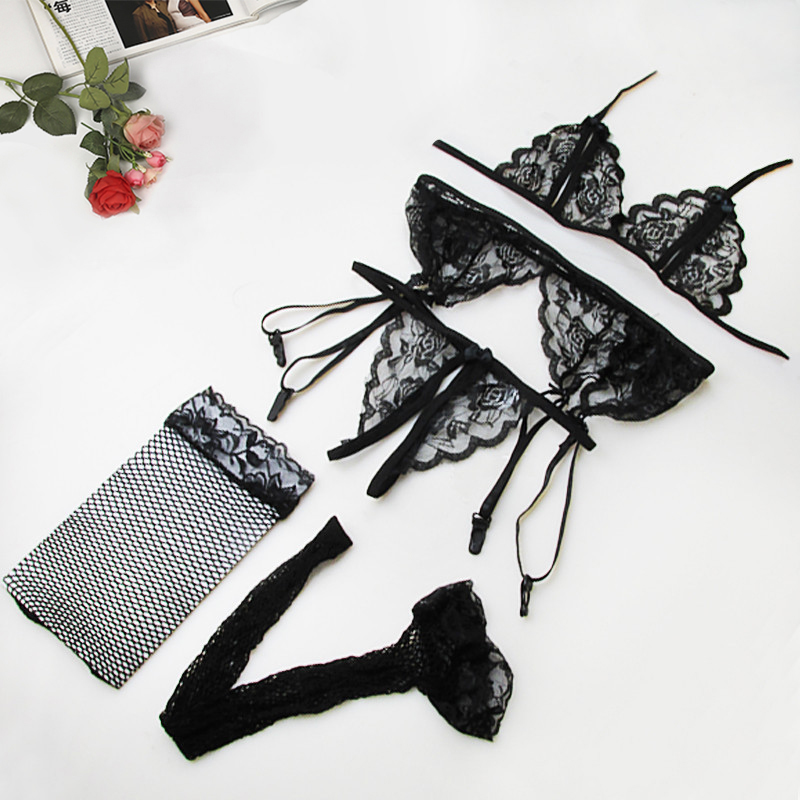 4Pcs Sexy Intimates Women Transparent Lace Slip Dress Erotic Lingerie Femme Sexy Shop Garters Bras And Panty Set Petticoat Woman, Black
4Pcs Sexy Intimates Women Transparent Lace Slip Dress Erotic Lingerie Femme Sexy Shop Garters Bras And Panty Set Petticoat Woman, Black