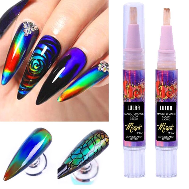 Nail Magic Change Color Liquid Set Nail Lacquer Black Polish Gel Variable Effect Manicure Decoration Accessories
Nail Magic Change Color Liquid Set Nail Lacquer Black Polish Gel Variable Effect Manicure Decoration Accessories