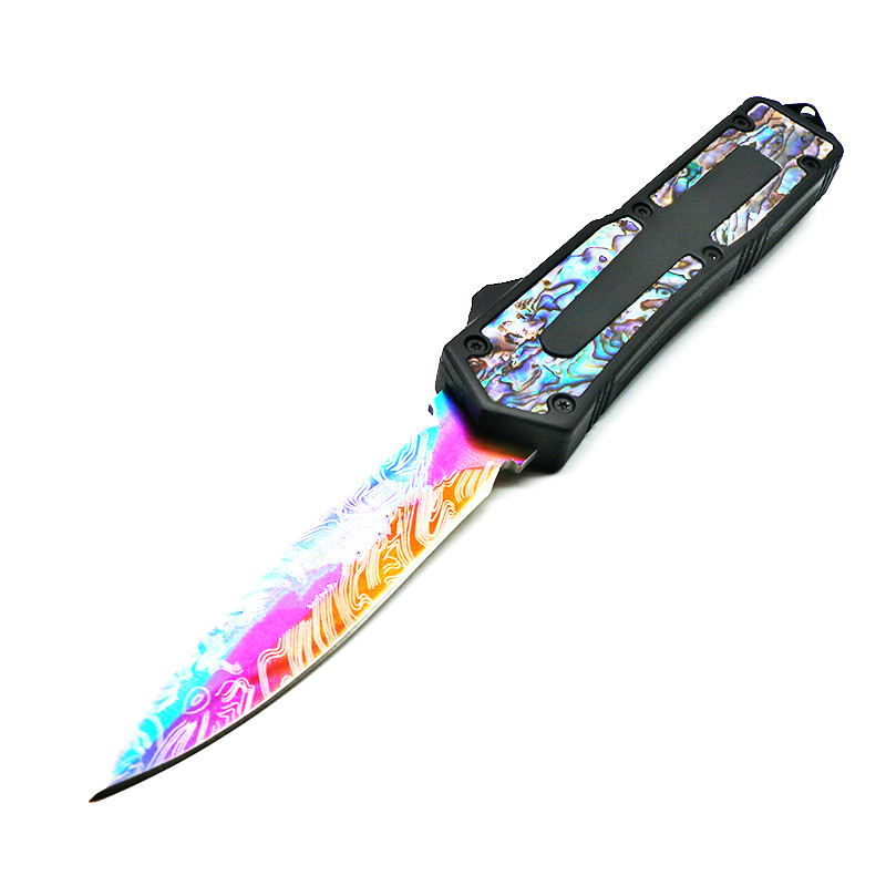 beetle black Abalone pattern handle 9 models double action tactical self defense folding edc knife camping knife hunting knives pocket tool
beetle black Abalone pattern handle 9 models double action tactical self defense folding edc knife camping knife hunting knives pocket tool