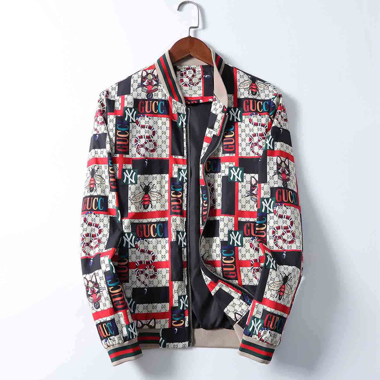 2020 New product windbreaker long-sleeved men's trendy jacket zipper animal alphabet pattern slim, Black;brown
2020 New product windbreaker long-sleeved men's trendy jacket zipper animal alphabet pattern slim, Black;brown