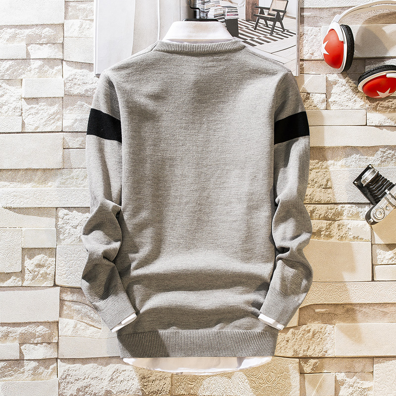 Winter New Fashion Autumn Clothing Men's Sweaters Breathable Slim Fit Men Pullover Contrast Color Knitted Sweater Homme, Brown
Winter New Fashion Autumn Clothing Men's Sweaters Breathable Slim Fit Men Pullover Contrast Color Knitted Sweater Homme, Brown