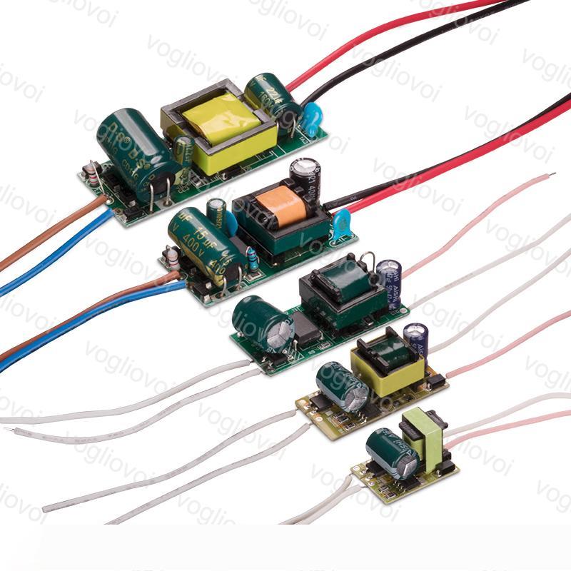 Lighting Transformers 300MA 110 220V 240V IP20 1-3W 4-7W 8-12W 13-18W 18-24W For Downlight Bulb Spotlight Built In Driver PCB EUB