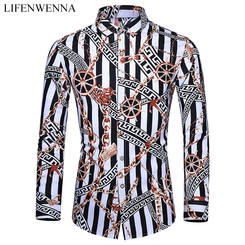 Casuals Shirt Men Autumn New Arrival Personality Printing Long Sleeve Shirts Mens Fashion Big Size Business Office Shirt 6XL 7XL CX200801, 1617 wine red
Casuals Shirt Men Autumn New Arrival Personality Printing Long Sleeve Shirts Mens Fashion Big Size Business Office Shirt 6XL 7XL CX200801, 1617 wine red