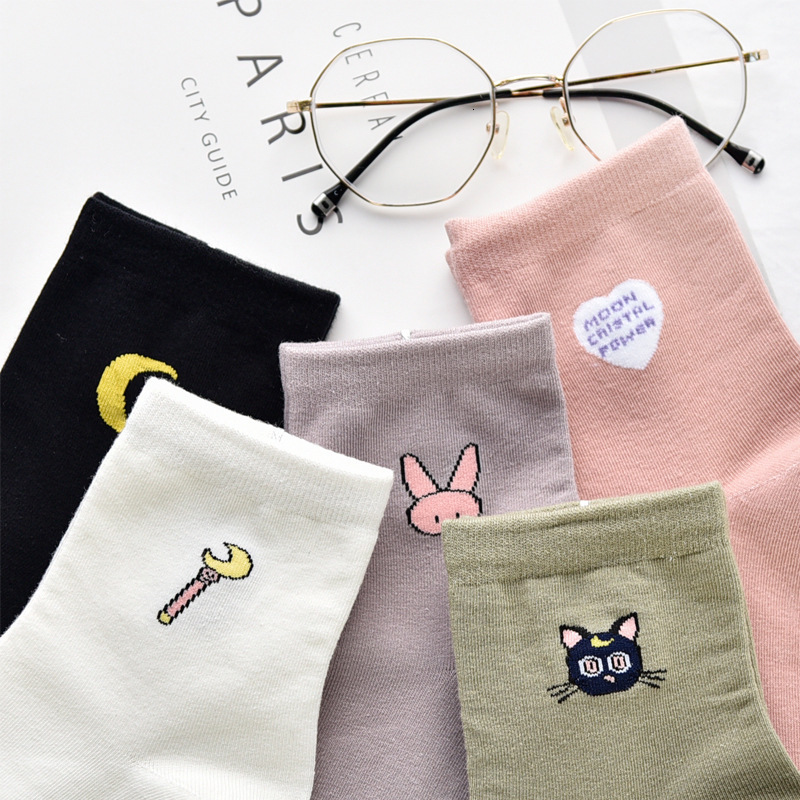 Women Solid Lovely Patterned Harajuku Socks Cotton Casual Cute Cat New Year Gift Socks For Female Sweat Absorption Breathable, Black
Women Solid Lovely Patterned Harajuku Socks Cotton Casual Cute Cat New Year Gift Socks For Female Sweat Absorption Breathable, Black