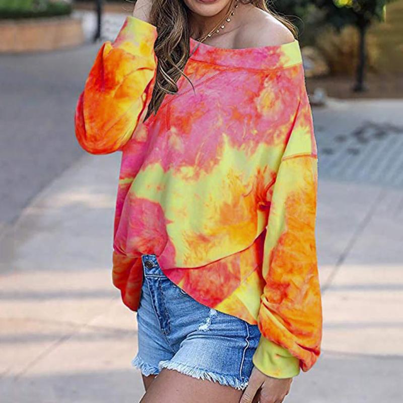 Womens Tie dye Print outdoor Hoodie Sweatshirt Women Long Sleeve Gradient Top Pullover Sweatshirt Casual Hoodies #z, Orange
Womens Tie dye Print outdoor Hoodie Sweatshirt Women Long Sleeve Gradient Top Pullover Sweatshirt Casual Hoodies #z, Orange