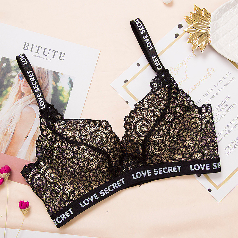 Blackday 2PCS Lace Floral Letter Straps Bra Women Plus Size Sexy Lingerie Comfort Adjusted Wireless Bralette Push Up Bra Female, White
Blackday 2PCS Lace Floral Letter Straps Bra Women Plus Size Sexy Lingerie Comfort Adjusted Wireless Bralette Push Up Bra Female, White