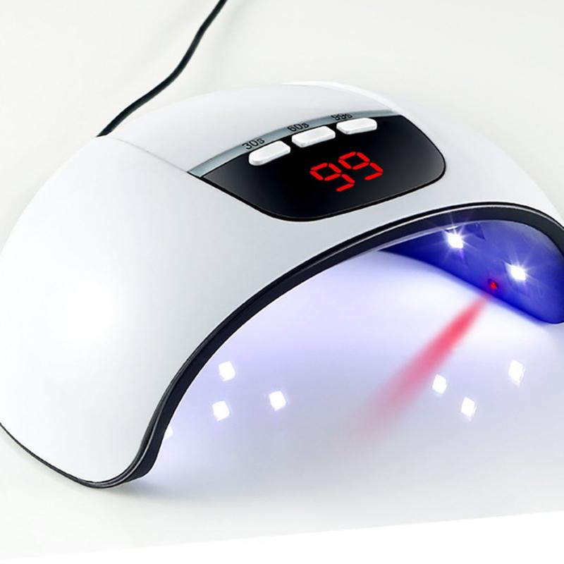 Nail Phototherapy Machine 15LED 45W Intelligent Induction Led Uv Nail Lamp Fast Roasting Dry Polish Glue Baking, Pink
Nail Phototherapy Machine 15LED 45W Intelligent Induction Led Uv Nail Lamp Fast Roasting Dry Polish Glue Baking, Pink