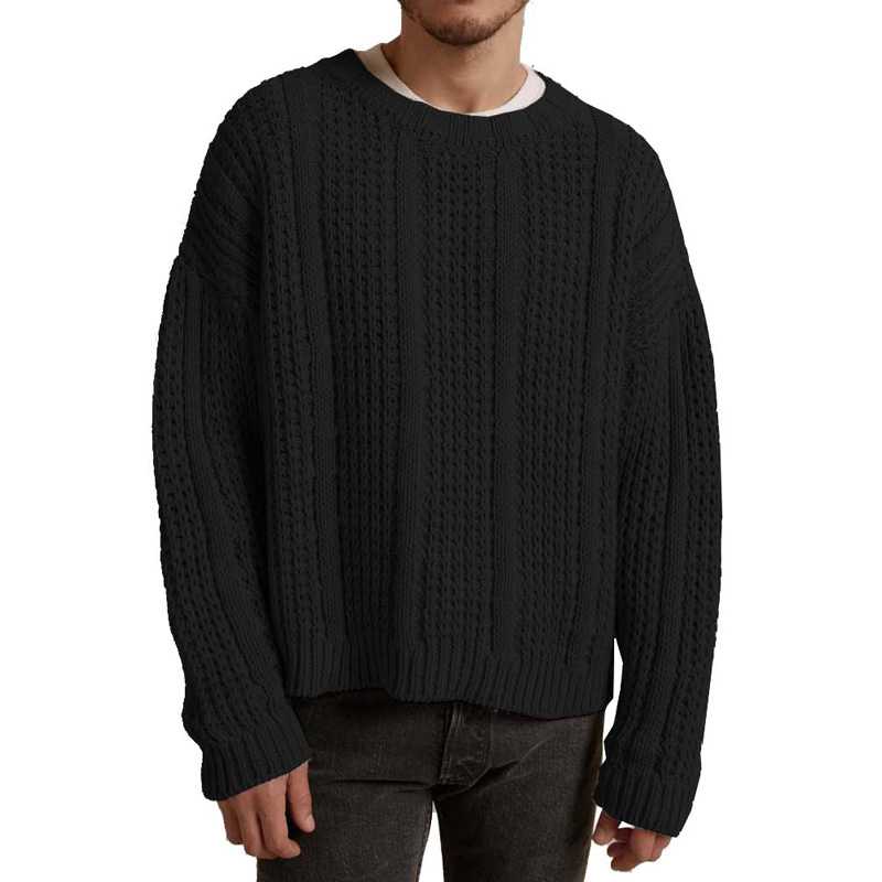 2020 Men V-neck Wool Pullover Autumn Winter Warm Spacious Comfortable Solid Long Sleeve Clothes Knitted Casual Hombre Sweater, Black
2020 Men V-neck Wool Pullover Autumn Winter Warm Spacious Comfortable Solid Long Sleeve Clothes Knitted Casual Hombre Sweater, Black