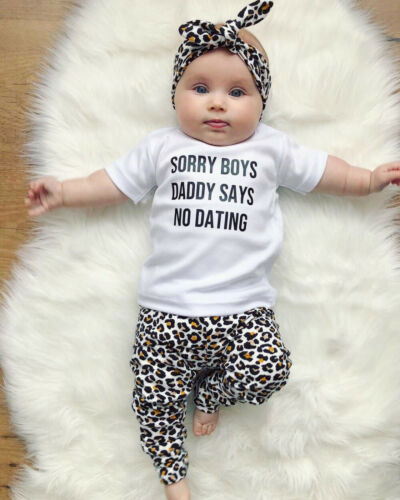 3PCS Newborn Kids Baby Girl Summer Cotton Clothes Short Sleeve T-Shirt Tops + Leopard Print Pants Outfits
3PCS Newborn Kids Baby Girl Summer Cotton Clothes Short Sleeve T-Shirt Tops + Leopard Print Pants Outfits