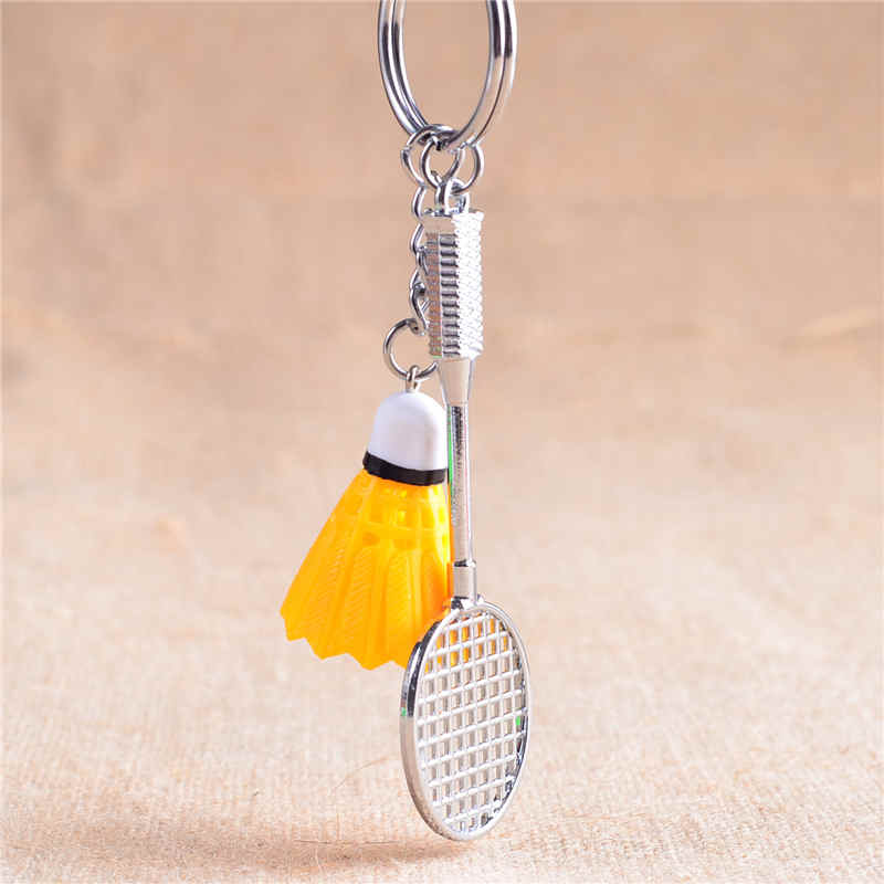 DHL epacket free shipping Gift premium creative new product badminton keychain DMKR173 mix order key chain Keychain Key Rings