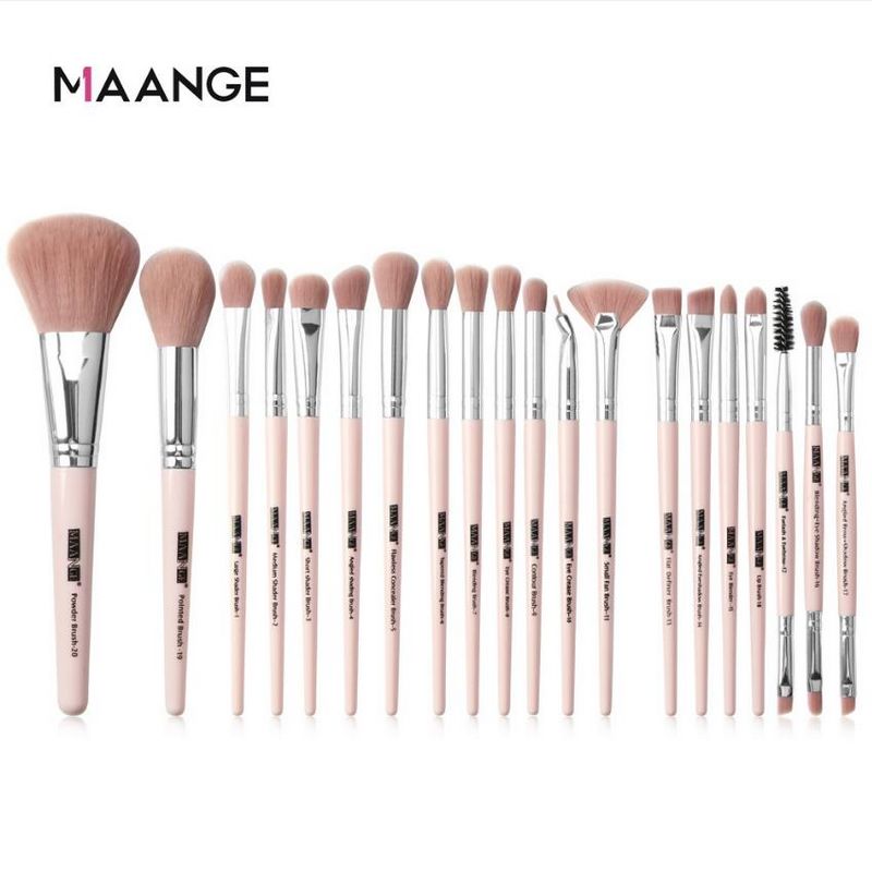 MAANGE Pro 20 pcs Makeup brushes set facial Powder Foundation Eye shadow Make up Brush kit