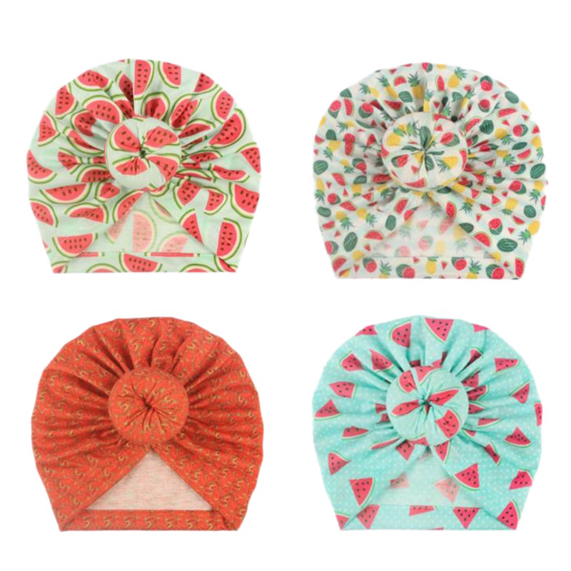 4 Pcs Newborn Headband Hat Baby Hat Infant Turban Knot Headband Accessoire Head Wrap Headbands Cap Watermelon Pattern, As pic
4 Pcs Newborn Headband Hat Baby Hat Infant Turban Knot Headband Accessoire Head Wrap Headbands Cap Watermelon Pattern, As pic