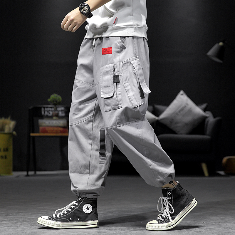 2020 New Men Street Style Fashion Pants Pockets Harem Pants Hip Hop Streetwear Men Casual Sweatpants Joggers Trousers, Gray
2020 New Men Street Style Fashion Pants Pockets Harem Pants Hip Hop Streetwear Men Casual Sweatpants Joggers Trousers, Gray