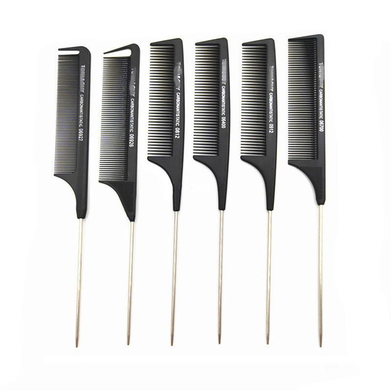 Professional Anti-Static Rat tail comb Metal salon use hair brush hairstyle beauty tool
Professional Anti-Static Rat tail comb Metal salon use hair brush hairstyle beauty tool
