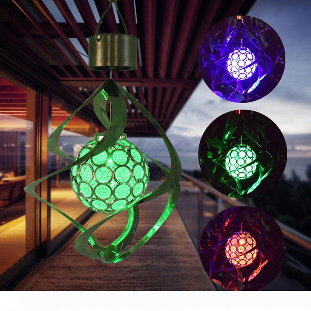 LED Solar Light Lamps hang ball 7 colour changing Garden Lights Outdoor Landscape Lawn Lamp Solar Wall Lamps