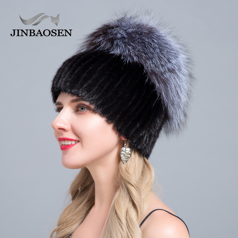 JINBAOSEN hot sale Russian fur hat otter with combined with fur fashion hat knitted wool liner winter woman's ski, Color3
JINBAOSEN hot sale Russian fur hat otter with combined with fur fashion hat knitted wool liner winter woman's ski, Color3
