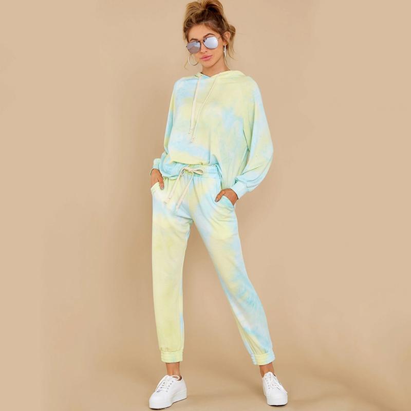 Women' Tie-dyed Printed Loose Casual Hoodie Long Sports Suit Long Sleeve Hoodie Sweatshirts 2020 Casual Outfit Female #3, Yellow
Women' Tie-dyed Printed Loose Casual Hoodie Long Sports Suit Long Sleeve Hoodie Sweatshirts 2020 Casual Outfit Female #3, Yellow
