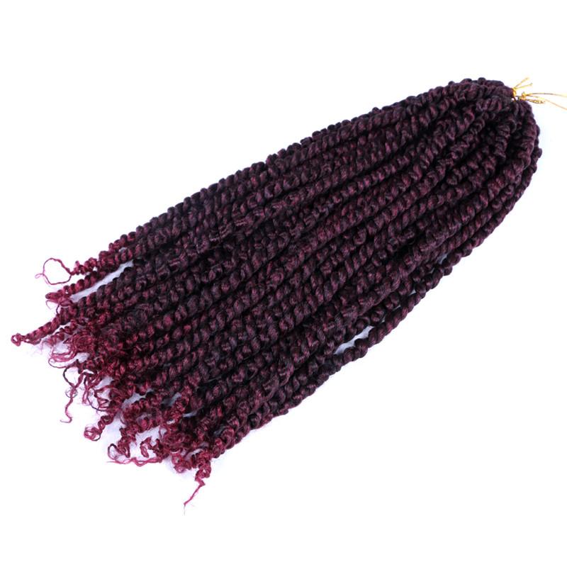 18 Inch Ombre Spring Twist Hair Crochet Braids Passion Twist Synthetic Braiding Hair Extensions 80g/pc Black Brown Red Color, 1b-bug
18 Inch Ombre Spring Twist Hair Crochet Braids Passion Twist Synthetic Braiding Hair Extensions 80g/pc Black Brown Red Color, 1b-bug