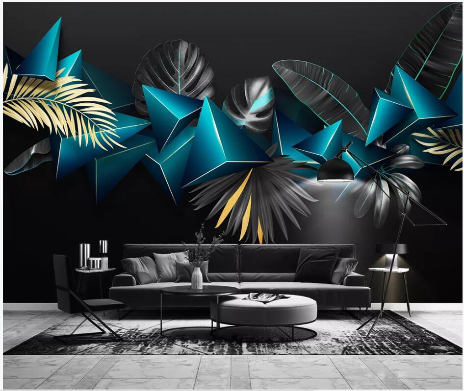 custom photo mural on the wall 3d wallpaper Light luxury modern geometric tropical plant leaves 3d wall murals wallpaper for living room, Non-woven
custom photo mural on the wall 3d wallpaper Light luxury modern geometric tropical plant leaves 3d wall murals wallpaper for living room, Non-woven