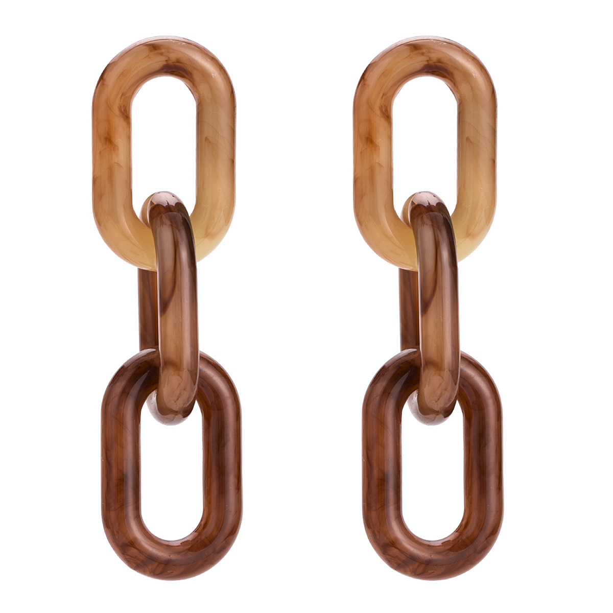 Exaggerated leopard print chain fashion earrings short acetate board earrings Bohemia
Exaggerated leopard print chain fashion earrings short acetate board earrings Bohemia