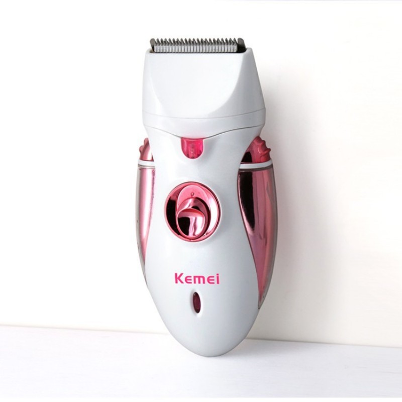 KEMEI 4 in 1 Rechargeable Women Shaver Electric Epilator Pedicure Machine Lady Dead Skin Removal Callus Remover Foot Care Tool Pedicure